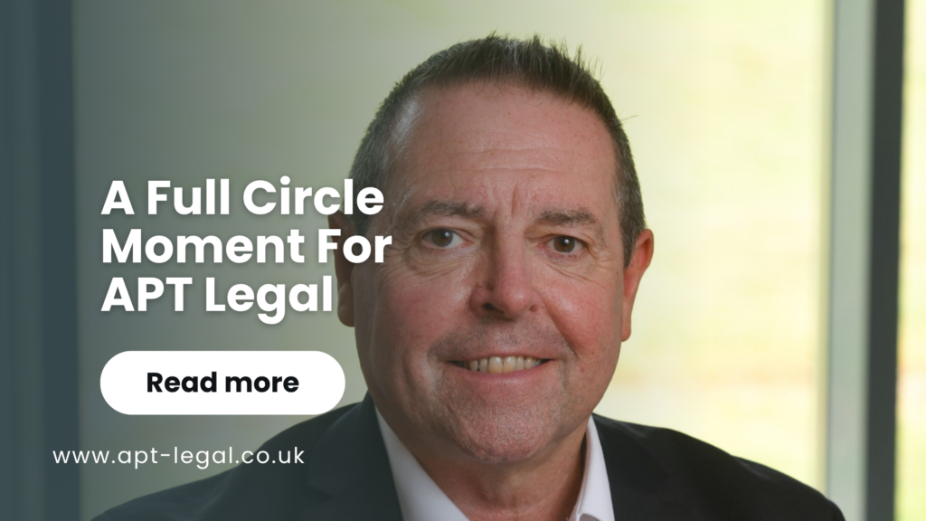 Full Circle Moment For APT Legal - Darren Ward
