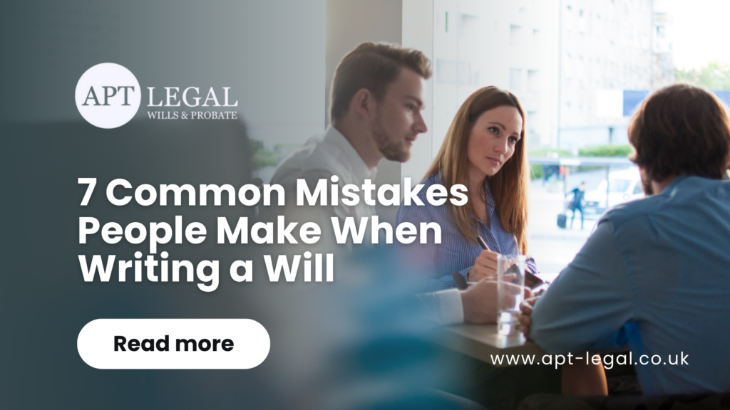 Mistakes when writing a will. Will Writing appointment. Couple writing a Will